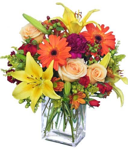 flower vase arrangement 10